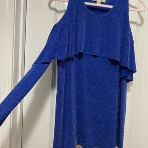 Michael Kors Blue Sleeveless Top